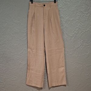 Zara Tan Chinos High-Waisted Classic